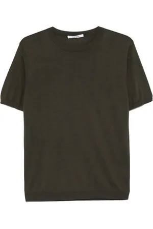 KANGRA CASHMERE Playera de canalé fino