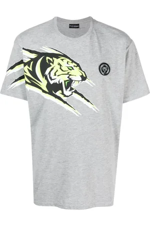 Philipp Plein Playera con motivo Tiger