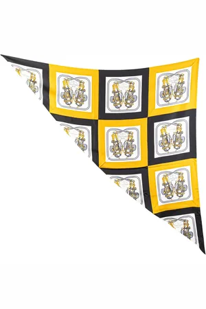 Hermès 2020-2025 Mini Brides De Gala Giant Triangle Silk Scarf scarves