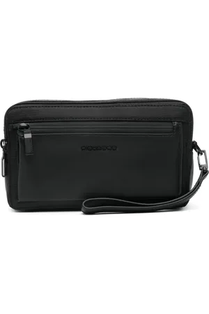Piquadro Bolsa de mano con letras del logo