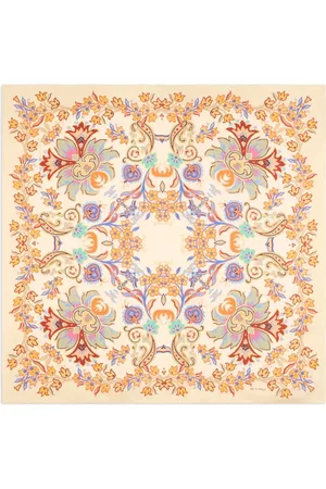 Etro Mascada de seda estampada