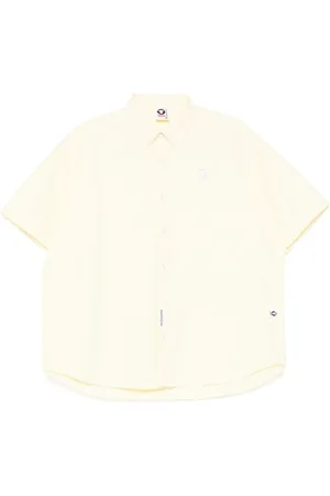 A Bathing Ape Camisa con parche del logo