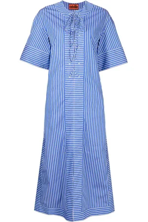 Colville Vestido midi con detalle de agujetas