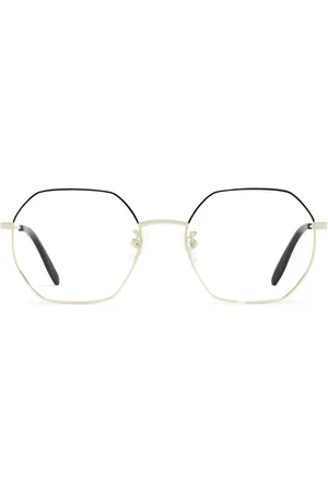 Alexander McQueen Lentes con armazón geométrica