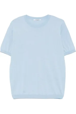 KANGRA CASHMERE Playera de canalé fino
