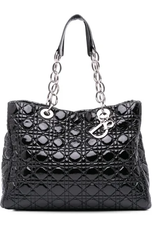 Dior Tote Lady Dior Soft grande de charol con motivo Cannage 2011