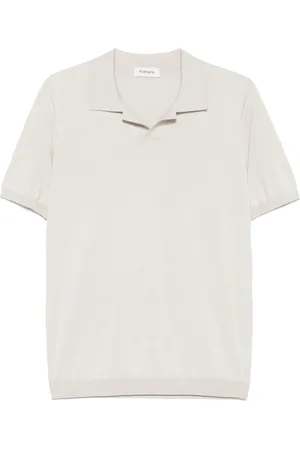 KANGRA CASHMERE Playera de canalé fino