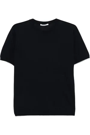 KANGRA CASHMERE Playera de canalé fino
