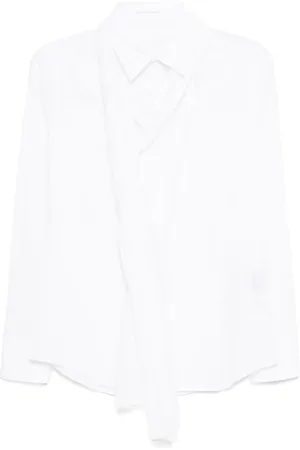 YOHJI YAMAMOTO Camisa con detalle de mascada