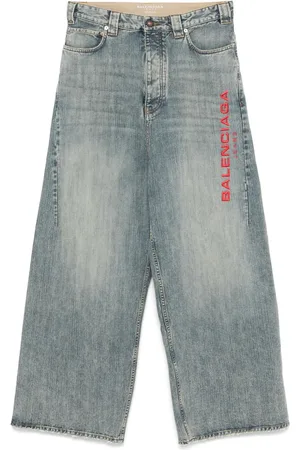 Balenciaga Jeans con logo bordado