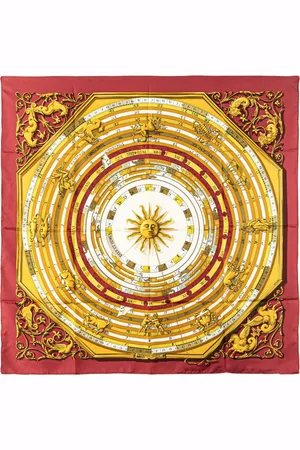 Hermès 2020-2025 Astrologie Dies et Hore Silk Scarf 90 scarves