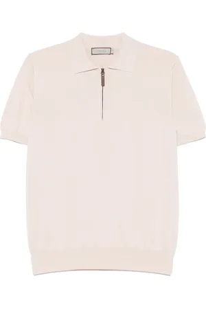 CANALI Playera tipo polo con cierre