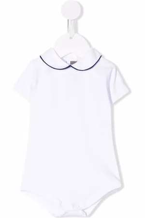 LITTLE BEAR Body con logo con ribete en contraste