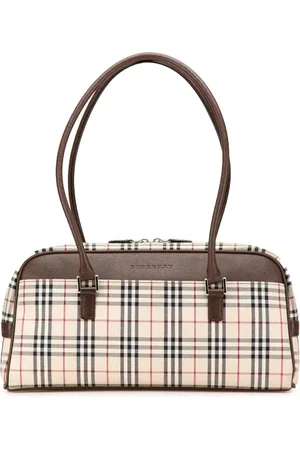 Burberry Bolsa de hombro House Check Canvas 2000-2017