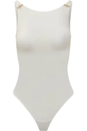 Elisabetta Franchi Body con detalles de cristal
