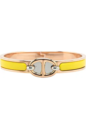 Hermès Pulsera Chaine D Ancre pequeña en esmalte con cierre de clip 2000-2024