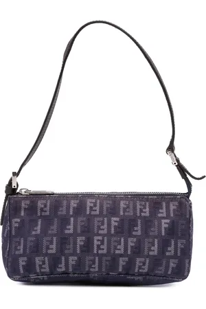 Fendi Bolsa de hombro Zucchino Denim Pochette 2000-2010