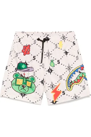Sprayground Shorts de playa Money Bear Corte Sew