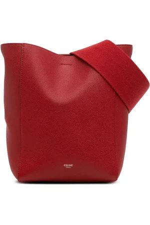 Céline 2018 Small Leather Seau Sangle bucket bag
