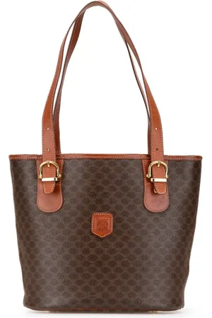 Céline 1997 Macadam Coated Canvas tote bag
