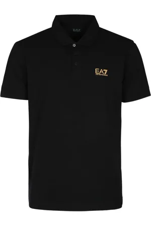 EA7 Playera tipo polo con logo