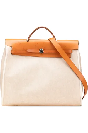 Hermès Bolsa satchel Toile Herbag MM 1998