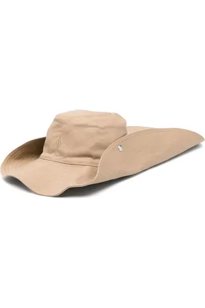 The Attico Sombrero de verano con logo bordado