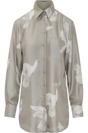 Stella McCartney Camisa con palomas estampadas