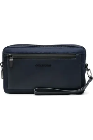 Piquadro Bolsa de mano con letras del logo