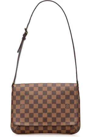 LOUIS VUITTON Bolsa de hombro Damier Ebene Musette Tango Short Strap 2002