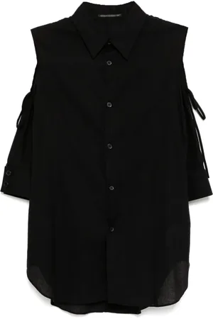 YOHJI YAMAMOTO Camisa con hombros asimétricos