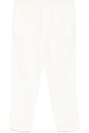 120% Lino Pantalones con bolsillos