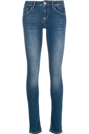 Philipp Plein Skinny jeans con detalles de cristal