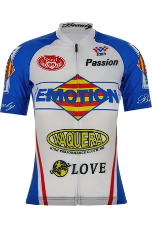 Vaquera Playera tipo polo con texto estampado