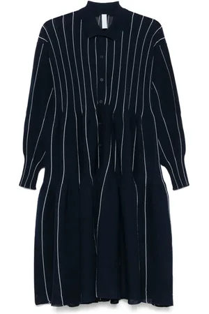 CFCL Vestido camisero midi manga larga