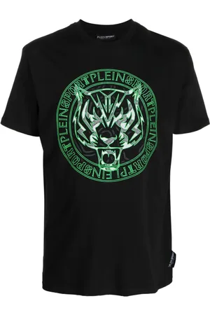 Philipp Plein Playera con motivo Tiger