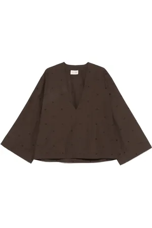 The Attico V-neck blouse