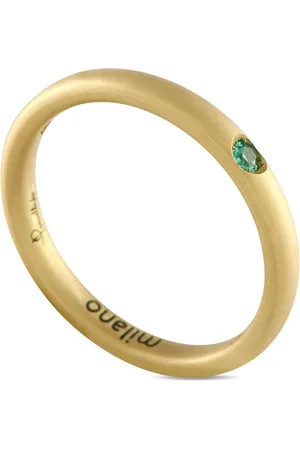 Pomellato Anillo Lucciole en oro amarillo de 18kt con esmeralda