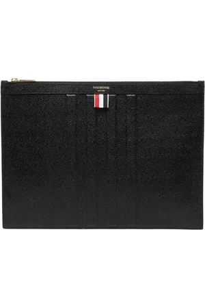 Thom Browne Portadocumentos texturizado con motivo 4-Bar