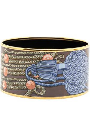 Hermès Pulsera Extra Wide Brandebourgs Enamel Bangle 70 2010-2024