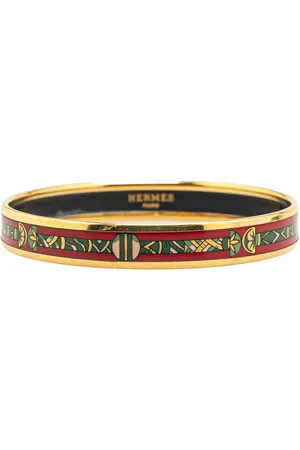 Hermès Pulsera20th Century Narrow Cloisonne Enamel Bangle 62