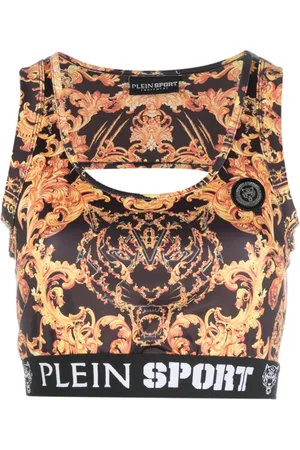 Philipp Plein Top con estampado barroco