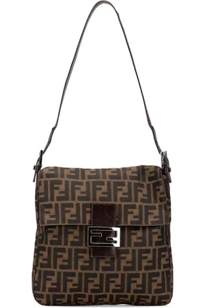 Fendi Bolsa de hombro Zucca Canvas Flap 2010-2024