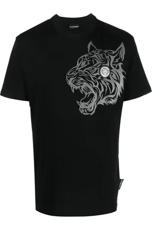 Philipp Plein Playera con motivo Tiger