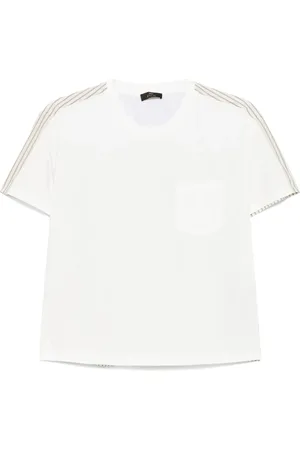 Twin-Set Playera con paneles
