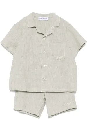 Emporio Armani Set de shorts con parche del logo