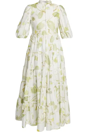 Erdem Vestido midi manga corta