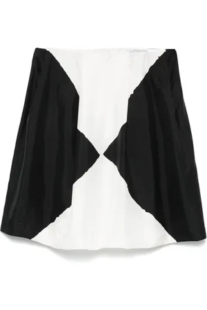 Saint Laurent Falda corta de seda 2000