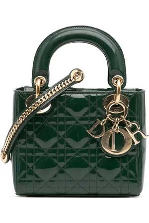 Dior Bolsa satchel Mini Patent Cannage Lady Dior 2019