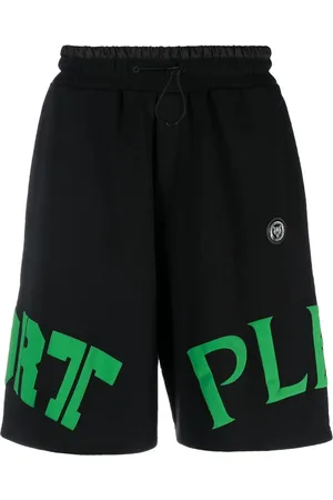 Philipp Plein Shorts deportivos con logo estampado